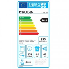 Robin DRS-831 Στεγνωτήριο 8kg A++ με Αντλία Θερμότητας Robin DRS-831 Στεγνωτήριο 8kg A++ με Αντλία Θερμότητας